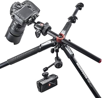 Manfrotto 190XPRO Aluminum 3-Section Camera Tripod - MT190XPRO3