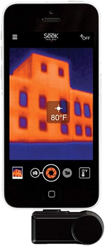 Seek Thermal Compact - All-Purpose Imaging Camera For Ios Lw-Aaa - Black