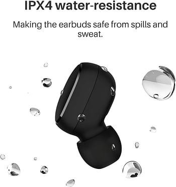 Xiaomi Redmi Buds Essential 7.2mm dynamic driver HD Sound Quality 2 adaptive mode IPX4 water-resistant Up to 18h long battery life Approx 35g Wireless - Black