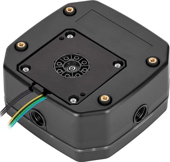 كورسير مجموعة مضخة/خزان Xd3 RGB من سلسلة هايدرو اكس (مضخة زيليم دي دي سي بي دبليو ام عالية الاداء، متحكم، عامل شكل مضغوط، خزان مدمج، اضاءة قابلة للتخصيص)، اسود