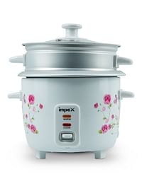 Impex Electric Drum Rice Cooker With Aluminium Inner Pot 0.6 L 350 W RC 2805 White