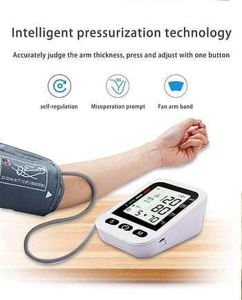 Bp Monitor Digital Blood Pressure Monitor Upper Arm Sphygmomanometer