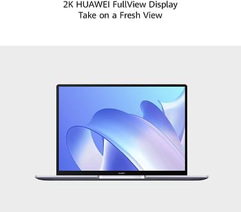 HUAWEI MateBook 14 2021 Laptop, 14 inches 2K Full View Display Ultrabook, Intel Core i5-1135G7, 8GB RAM 512GB SSD, Intel Iris Xe Graphics, Win 10 Home, KelvinD-WDH9A - Space Gray‎