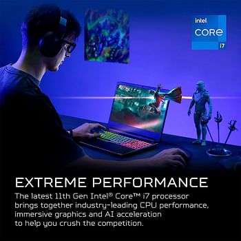 Acer PREDATOR HELIOS 300 PH315-54-760S GAMING Core™ i7-11800H 512GB SSD 16GB 15.6" (1920x1080) 144Hz WIN10 NVIDIA® RTX 3060 6144MB BLACK Backlit Keyboard