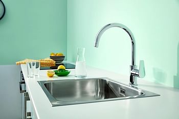 Grohe Kitchen Fixtures, Kitchen Faucet With High Spout - Bauedge Collection, 31367001