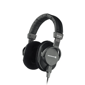 Beyerdynamic DT-250-80OHM Lightweight Closed Dynamic Headphone for Broadcast and Recording Applications, 80 Ohms - Black