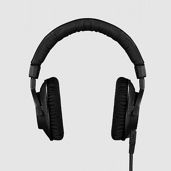 Beyerdynamic DT-250-80OHM Lightweight Closed Dynamic Headphone for Broadcast and Recording Applications, 80 Ohms - Black