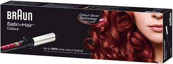 Braun Satin Hair Straightener 7 Ec2/Cu750 Curler With Color Saver And Iontec Technology