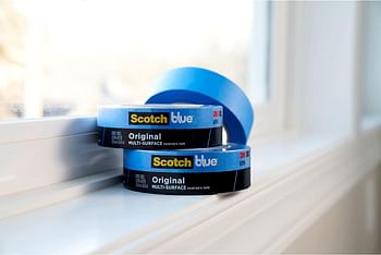 Scotch Blue Painter's Tape 2090-2, 1.88 in x 60 yd (48mm x 54.8m), Original Masking Painter's Tape, Multi-Surface, Blue color, For walls, ceiling, metal, wood and more, easy to remove, 1 roll/pack