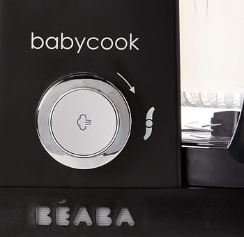 BEABA - Babycook Solo Baby Food Maker 4 in 1 : Processor, Blender and Cooker Soft Steamer Cooking Quick diversification - Black
