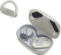 JBL Endurance Peak 3 Dust and Water Proof True Wireless Active Earbuds, 50H Battery Hours, Ambient Aware & Talk Thru, 4-Mic Technology, Powerhook Design - White, JBLENDURPEAK3WT, Standard