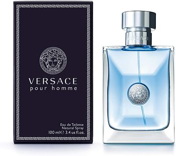 Versace Pour Homme - Perfume for Men, 100 ml - EDT Spray/100 ml/Black