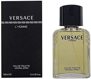 Versace Pour Homme - Perfume for Men, 100 ml - EDT Spray/100 ml/Black