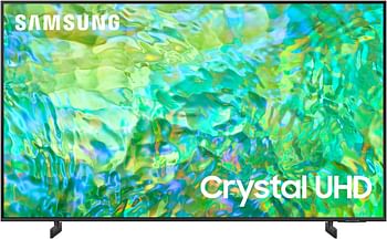 سامسونج تلفزيون ذكي ، Crystal UHD 4K ، CU8000 ، 55 بوصة ، تيتان جراي ، 2023 ، معالج Crystal 4K ، Airslim ، لون بلوري ديناميكي ، UA55CU8000UXZN
