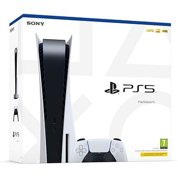 Sony PlayStation 5 Console 825GB CD Edition - White / Black