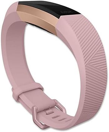 Fitbit Alta HR Fitness Wristband with Heart Rate Tracker - Rose Gold (S)