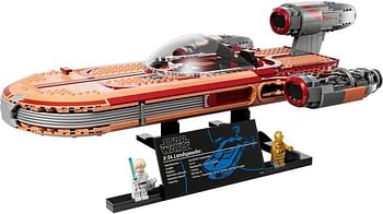 LEGO 75341 Star Wars Luke Skywalker’s Landspeeder, Ultimate Collector Series, Vehicle Model Building Kit for Adults with C-3PO Minifigure and Lightsaber