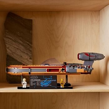 LEGO 75341 Star Wars Luke Skywalker’s Landspeeder, Ultimate Collector Series, Vehicle Model Building Kit for Adults with C-3PO Minifigure and Lightsaber