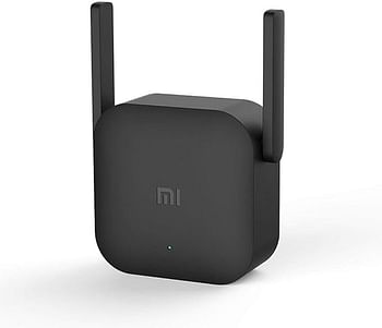 Xiaomi Pro 300M, 2.4GHz WiFi Amplifier with 2 Antennas, BLACK, supports up to 64 devices