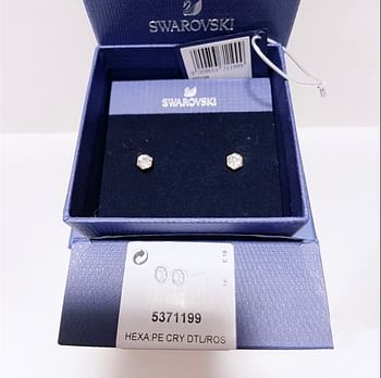 Swarovski Crystal Hexa Pierced Earrings 5371199