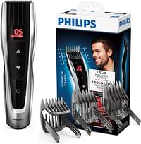 Philips HC7460/15 Series 7000 Hair Trimmer with 60 Length Settings and Motorised Combs Gris/Noir