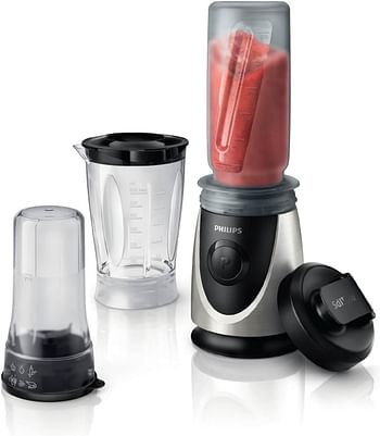 Philips HR2876/01 Electric Blender, Silver, Stainless Steel