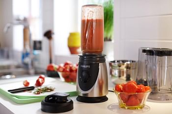 Philips HR2876/01 Electric Blender, Silver, Stainless Steel