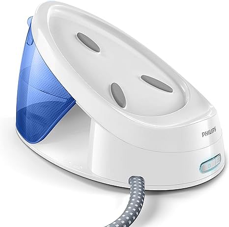 Philips PerfectCare Compact Essential gc6804/20 2400 W Steamglide 1.3L Sole of Blue, White Steam Ironing Station – Ironing Centre (2400 W, 5.5 Bar, 1.3 L, 230 g/min, 110 g/min, Steamglide Soleplate)