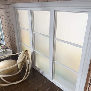 PVC Frosted Sandblast Window Glass Film (122cm X 600cm)