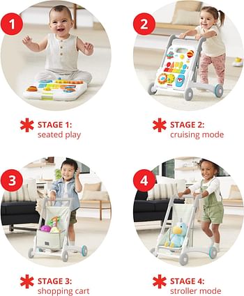 Skip Hop Baby Walker, Explore & More 4-in-1 Toy Walker