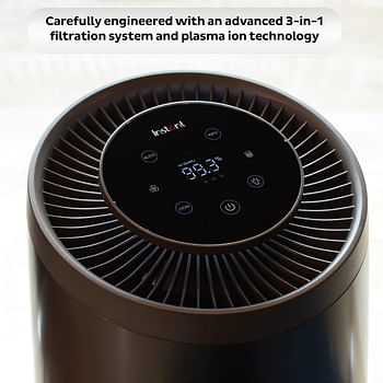 Instant Air Purifier AP300B, with Plasma Ion Technology, Advanced 3-in-1 HEPA Filtration System-Pollen Filtration, Air Cleaner, Dust Extraction - For Home and Business use (36.0 sq m), Black