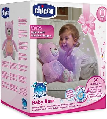 Chicco ch080151 toy fd baby bear pink