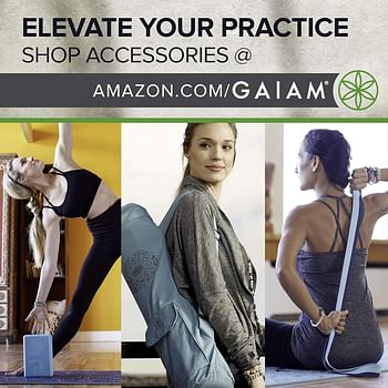 Gaiam Yoga Mat - Premium 5mm Solid Thick Non Slip Exercise & Fitness Mat for All Types of Yoga, Pilates & Floor Workouts (68" x 24" x 5mm)