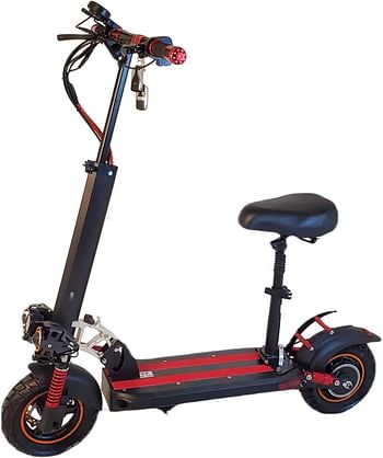 E-scooter E20 50Km Mileage 1000W Full Foldable 48V 13Ah Improved (1000wh) 50Km Speed Include Anti-Theft RC