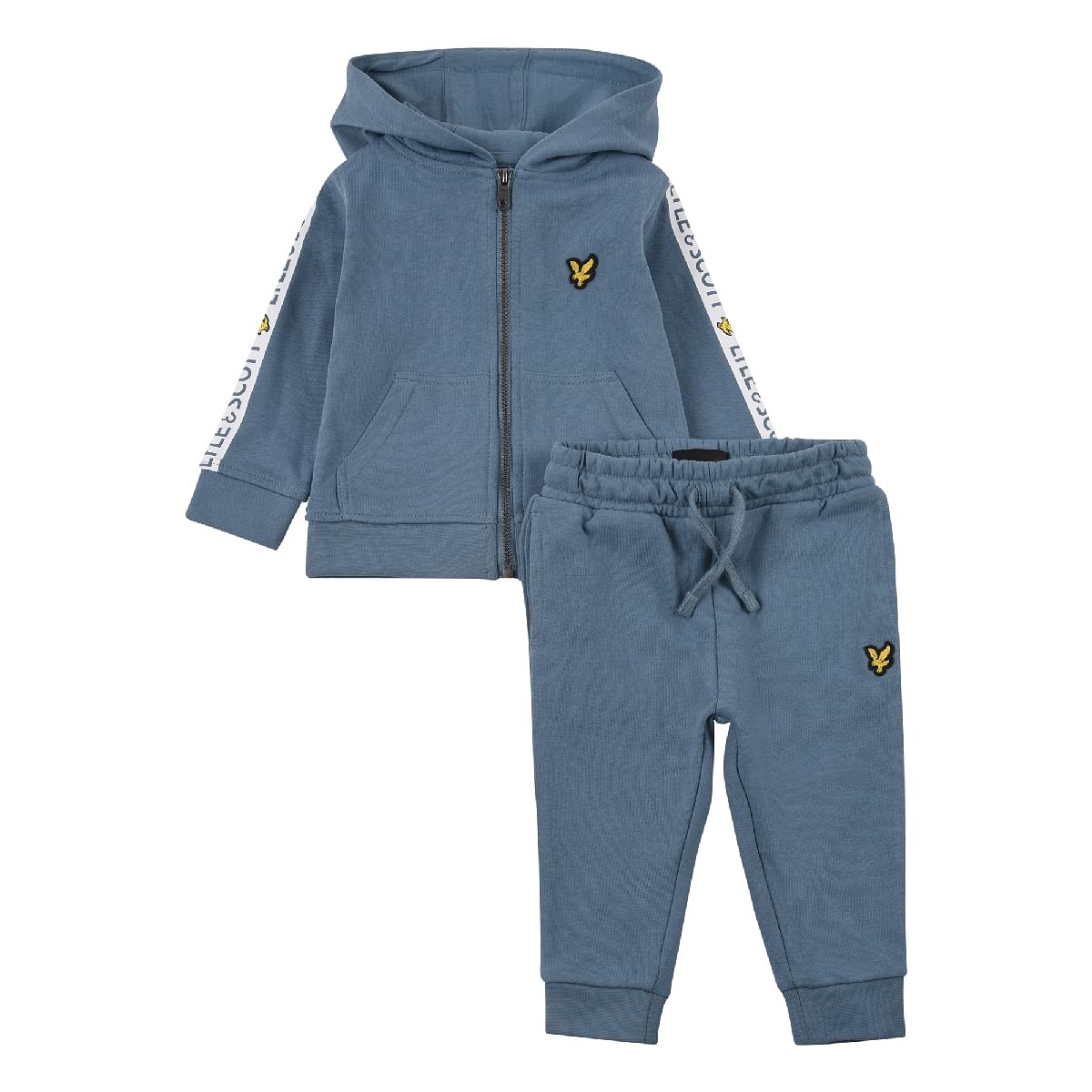 Mothercare Lyle Scott Toddler Stripe Tracksuit Blue 9 12M