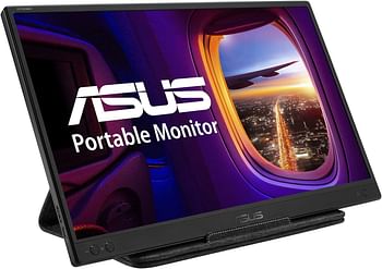 ASUS ZenScreen 15.6 Inch 1080P Portable Monitor MB166B -Full HD,IPS, USB3.2, Anti-glare surface, USB-powered, Flicker Free, Blue Light Filter, Tripod Mountable, Protective Sleeve