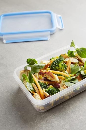 Tefal Masterseal Fresh – Plastic Food Box, Blue, 5.5 L