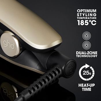 ghd Gold Styler 1" Flat Iron Hair Straightener, Professional Ceramic Hair Straightening Styling Tool for Stronger Hair & More Color Protection, One Size