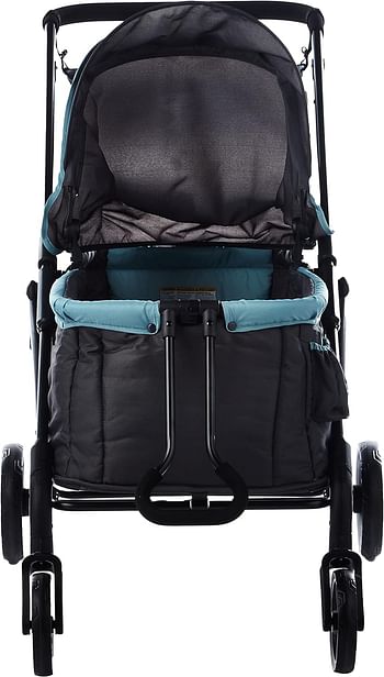 BABYTREND 2-In-1 Tour Lte Stroller Wagon Desert Blue, WG02E14A