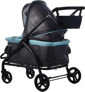 BABYTREND 2-In-1 Tour Lte Stroller Wagon Desert Blue, WG02E14A