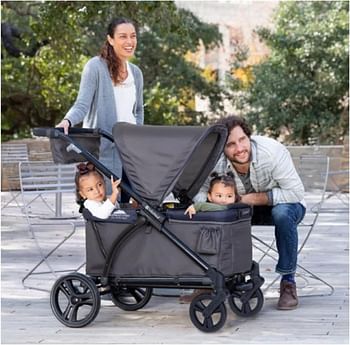 BABYTREND 2-In-1 Tour Lte Stroller Wagon Desert Blue, WG02E14A