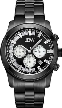 JBW Luxury Men's Delano 22 Diamonds Chronograph Metal Watch