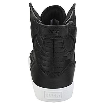 Supra Unisex-Adult Skytop Skate Shoe, Black/White, 9 Regular US
