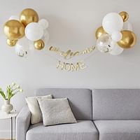 Ginger Ray Hello Baby Welcome Home Bunting with Balloons
