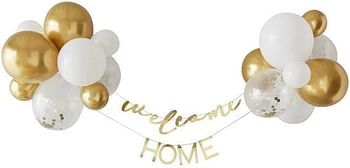 Ginger Ray Hello Baby Welcome Home Bunting with Balloons