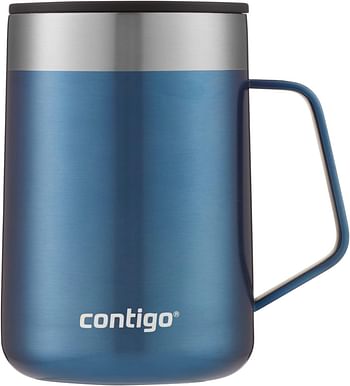 Contigo Streeterville Desk Mug SS 14 oz Blue Corn