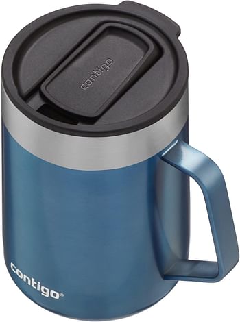 Contigo Streeterville Desk Mug SS 14 oz Blue Corn