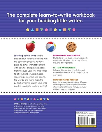 My First Learn To Write Workbook: Practice For Kids With Pen Control, Line Tracing, Letters, And More! Paperback – Big Book, 27 August 2019