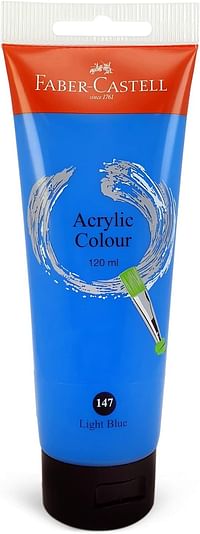 Faber-Castell Acrylic Color Paint 120 ml Tube - Light Blue