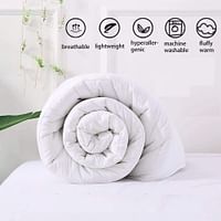 Hotel Linen Klub Anti Microbial Quilt - Outer Cover: 100% Microfiber w/Anti Microbial Treatment, Filling: 200gsm Soft Fibersheet, King : 240 x 260cm
